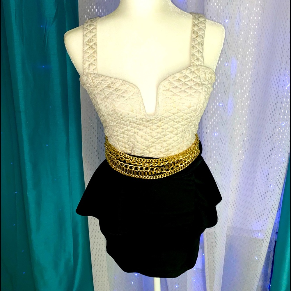 Peplum skirt
